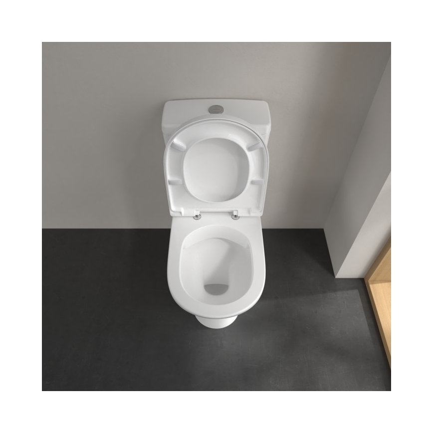 Villeroy & Boch 5661R001 - kompakt WC O.NOVO, ceramika/biały
