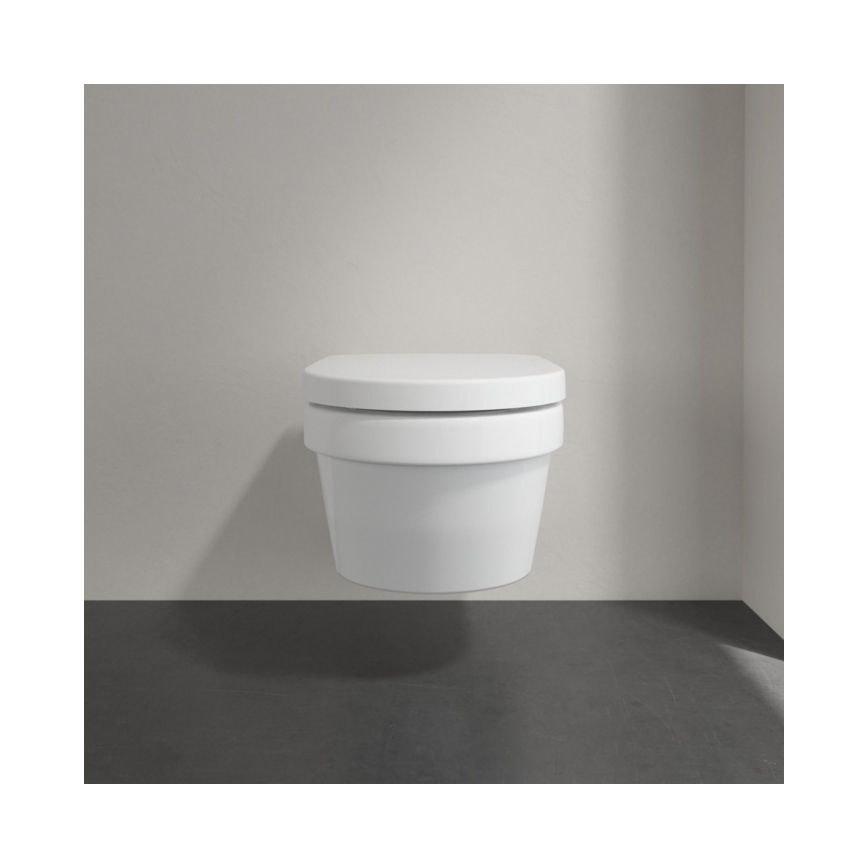 Villeroy & Boch 5684HR01 - Wisząca miska WC z deską SoftClose ARCHITECTURA, ceramika/biała