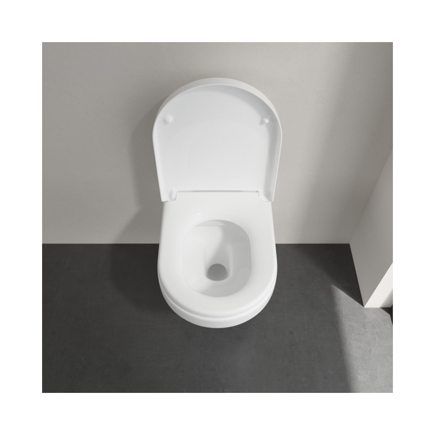 Villeroy & Boch 5684HR01 - Wisząca miska WC z deską SoftClose ARCHITECTURA, ceramika/biała
