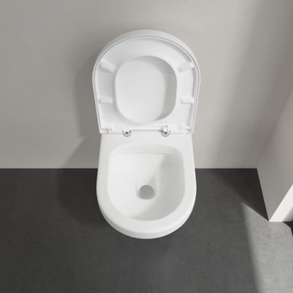 Villeroy & Boch 5684HR01 - Wisząca miska WC z deską SoftClose ARCHITECTURA, ceramika/biała