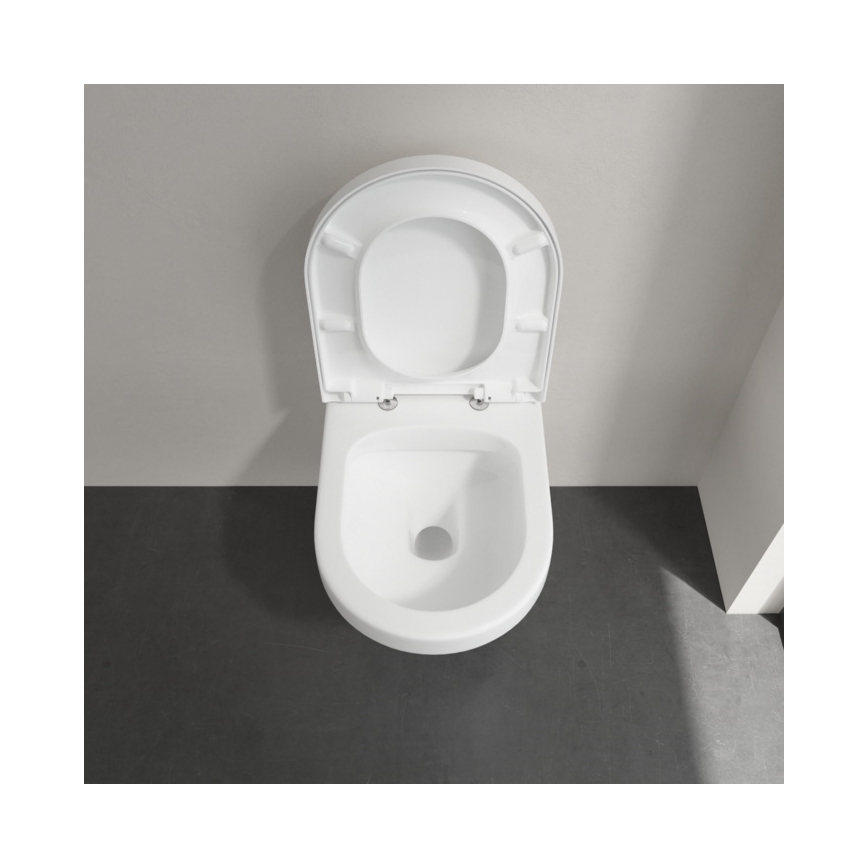Villeroy & Boch 5684HR01 - Wisząca miska WC z deską SoftClose ARCHITECTURA, ceramika/biała