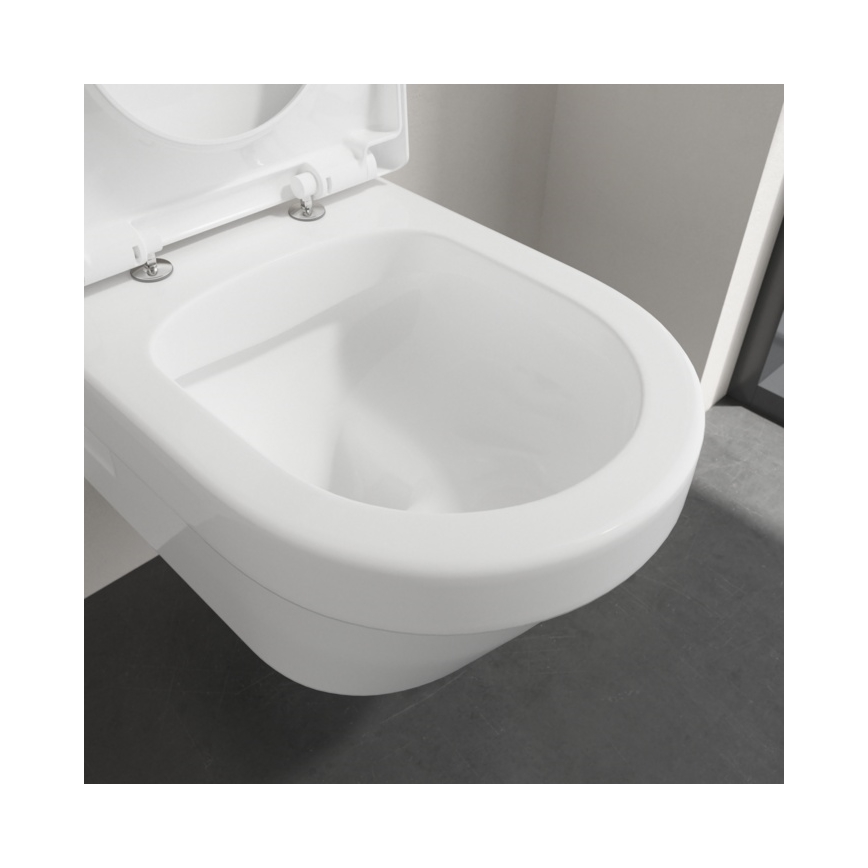 Villeroy & Boch 5684HR01 - Wisząca miska WC z deską SoftClose ARCHITECTURA, ceramika/biała