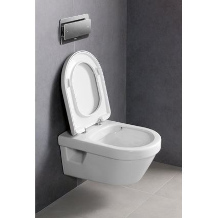 Villeroy & Boch 5684HR01 - Wisząca miska WC z deską SoftClose ARCHITECTURA, ceramika/biała