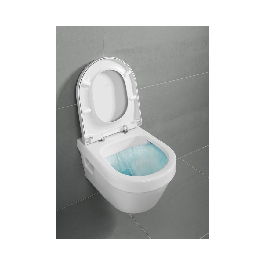 Villeroy & Boch 5684HRR1 - Wisząca miska WC z deską sedesową SoftClose ARCHITECTURA ceramika/biała