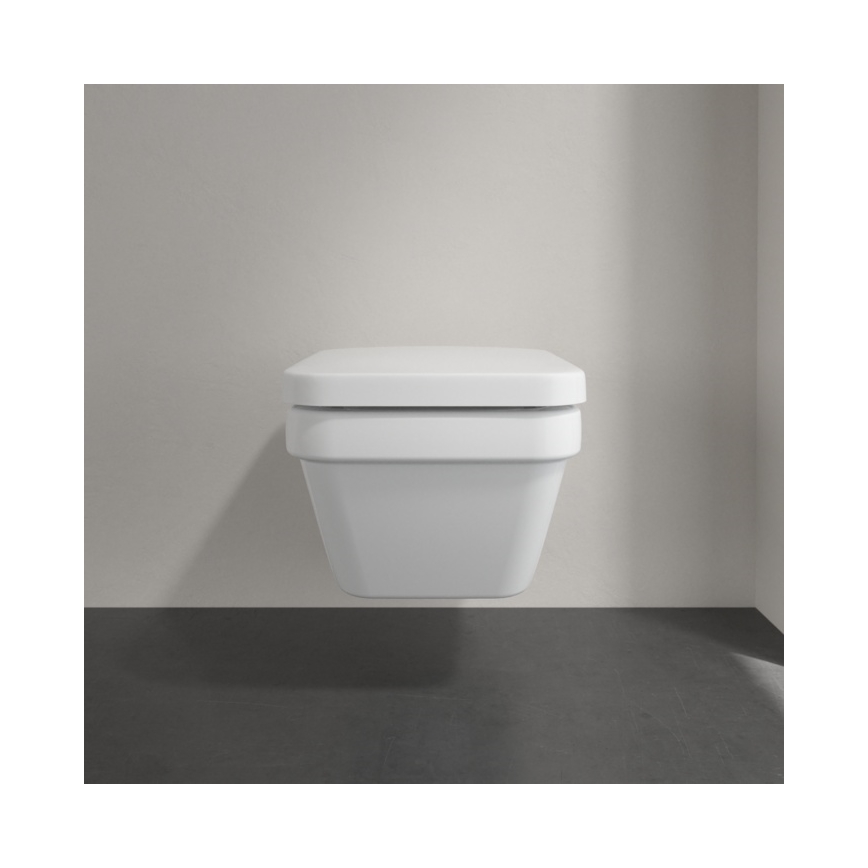 Villeroy & Boch 5685HR01 - Wisząca miska WC z deską z mechanizmem SoftClose ARCHITECTURA ceramika/biała