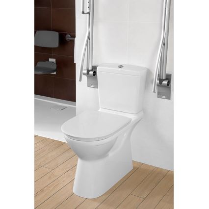 Villeroy & Boch 5760G101 - Zbiornik spłukujący kombi do WC O.NOVO, przyłącze tylne/boczne, biały