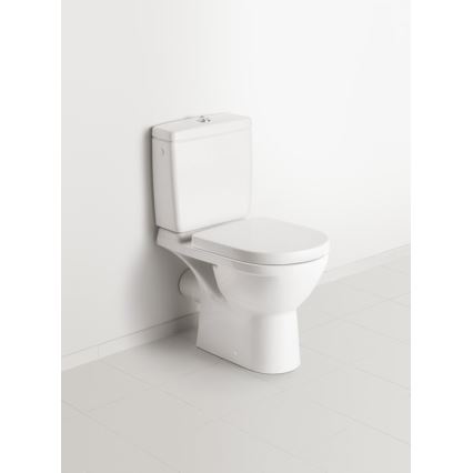 Villeroy & Boch 5788S101 - Spłuczka kompaktowa do WC O.NOVO, przyłącze z tyłu/boku, biała