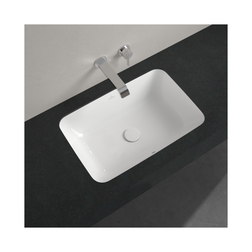 Villeroy & Boch 5A776001 - Umywalka wpuszczana ARCHITECTURA 57x37 ceramika/biała