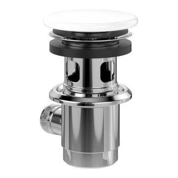 Villeroy & Boch 68100001 - Odpływ umywalkowy biały/błyszczący chrom
