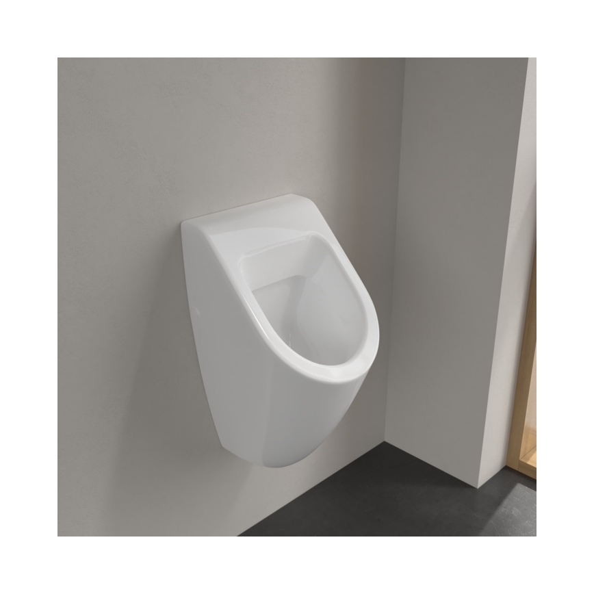 Villeroy & Boch 75130001 - Pisuar SUBWAY odpływ z tyłu ceramika/biała