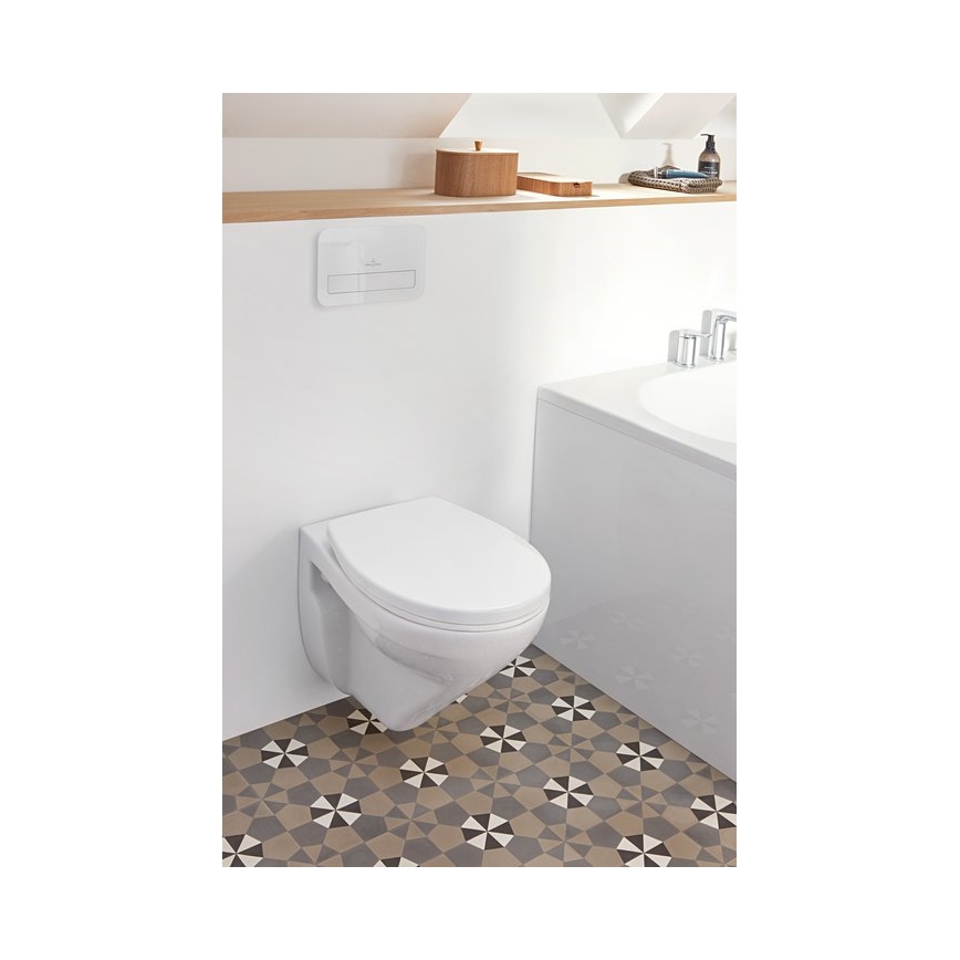 Villeroy & Boch 8M43S101 - Deska sedesowa SoftClose O.NOVO biała