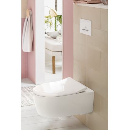 Villeroy & Boch 92216168 - Przycisk spłukujący VICONNECT biały/błyszczący chrom