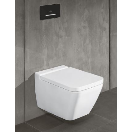 Villeroy & Boch 922169AN - Przycisk spłukujący VICONNECT matowa czerń/matowy chrom