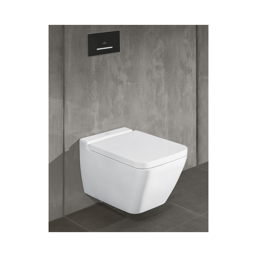 Villeroy & Boch 922169AN - Przycisk spłukujący VICONNECT matowa czerń/matowy chrom