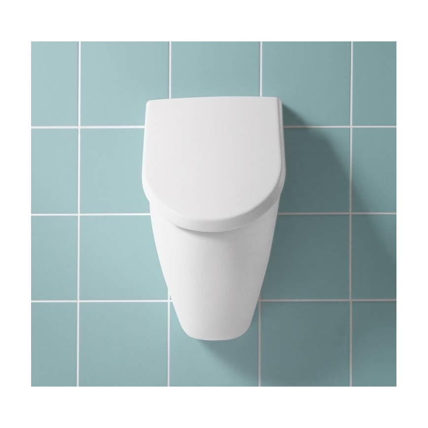 Villeroy & Boch 9956S101 - Pokrywa do pisuaru SoftClose SUBWAY 2.0 biała