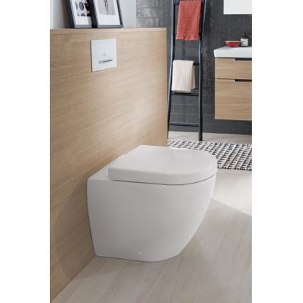 Villeroy & Boch 9M68Q101 - Deska sedesowa SUBWAY 2.0 biała