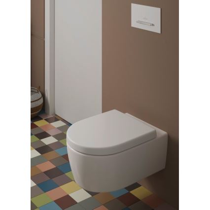 Villeroy & Boch 9M77C101 - Deska sedesowa SoftClose AVENTO biała