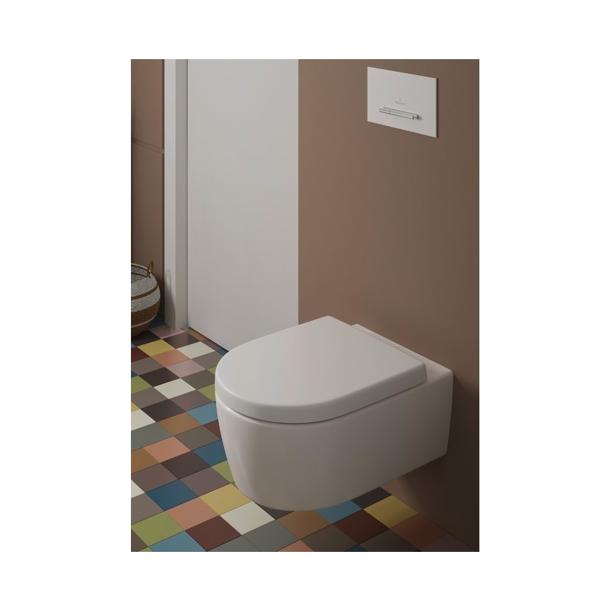 Villeroy & Boch 9M77C101 - Deska sedesowa SoftClose AVENTO biała