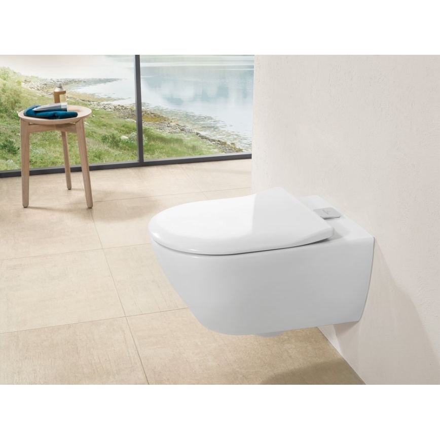 Villeroy & Boch 9M78S101 - Deska sedesowa z funkcją SoftClose SUBWAY 2.0 biała