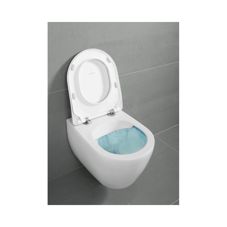 Villeroy & Boch 9M78S101 - Deska sedesowa z funkcją SoftClose SUBWAY 2.0 biała