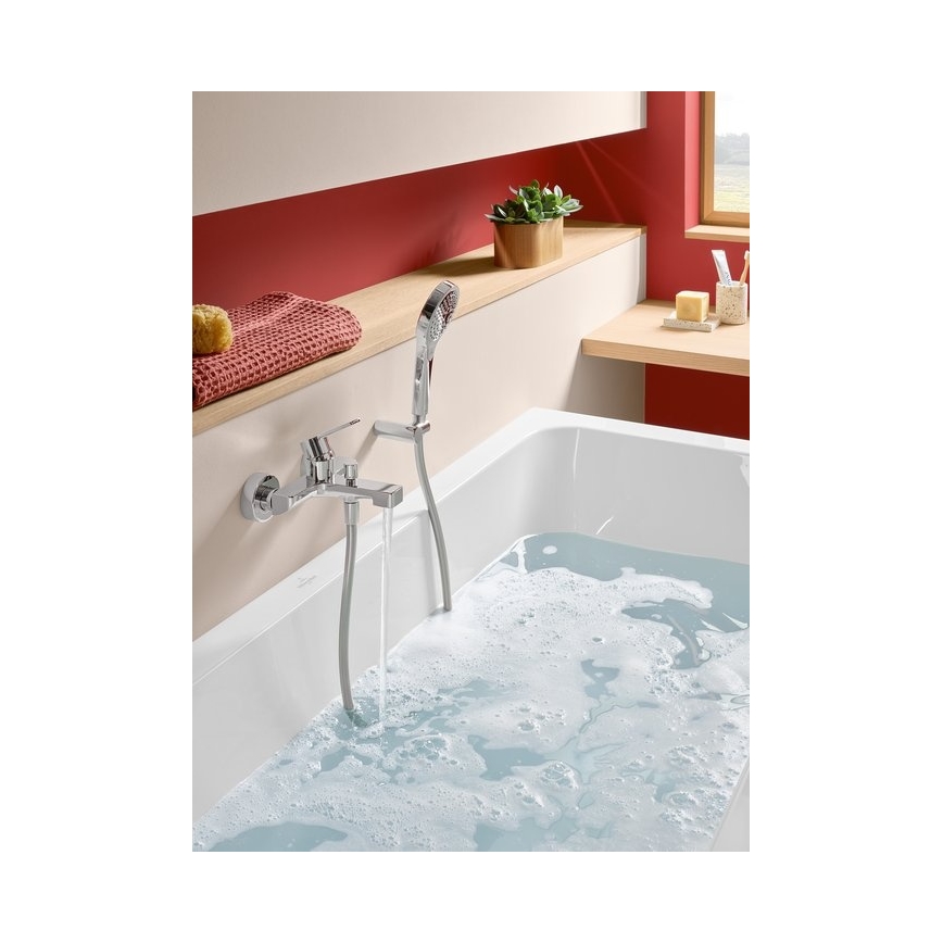 Villeroy & Boch TVT10300200061 - bateria wannowa ARCHITECTURA, chrom błyszczący