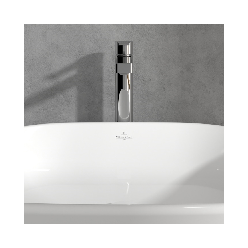 Villeroy & Boch TVW10300500061 - Bateria umywalkowa + odpływ ARCHITECTURA 32,9 cm chrom błyszczący