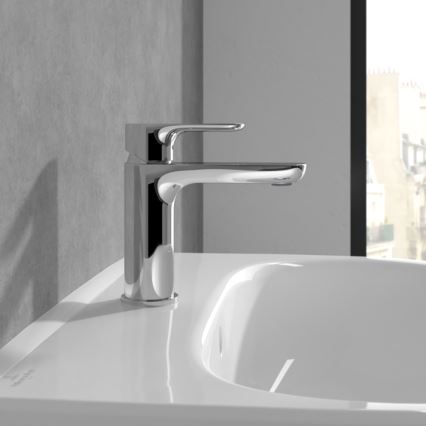 Villeroy & Boch TVW10400300161 - Bateria umywalkowa O.NOVO 15,5 cm, chrom błyszczący