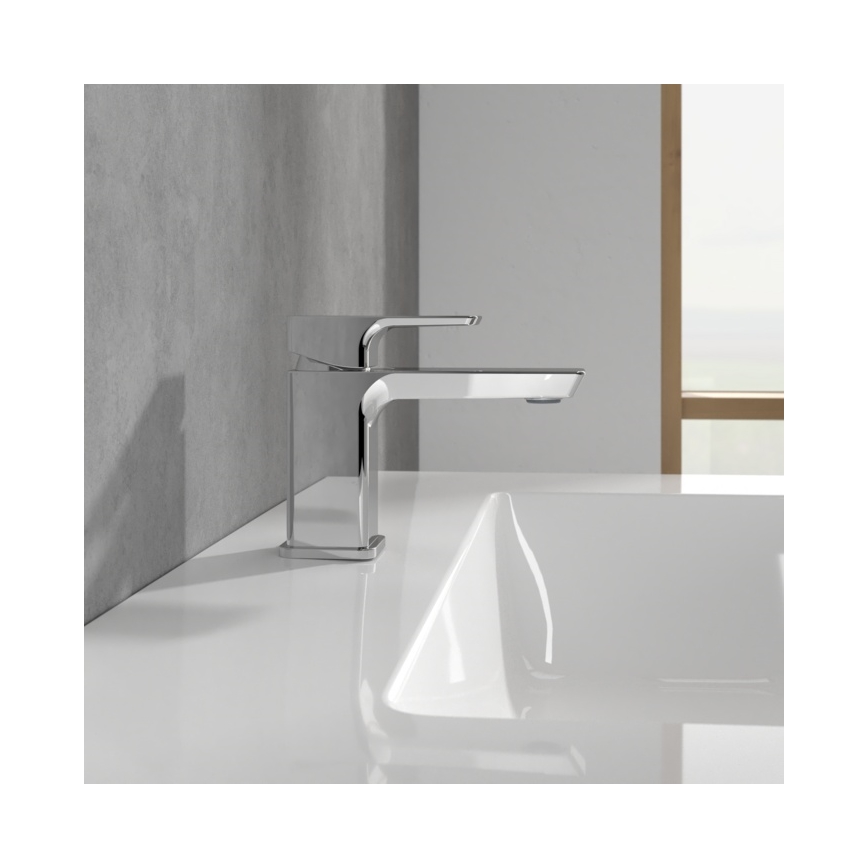 Villeroy & Boch TVW11200100161 - Bateria umywalkowa SUBWAY 3.0 12,5 cm błyszczący chrom