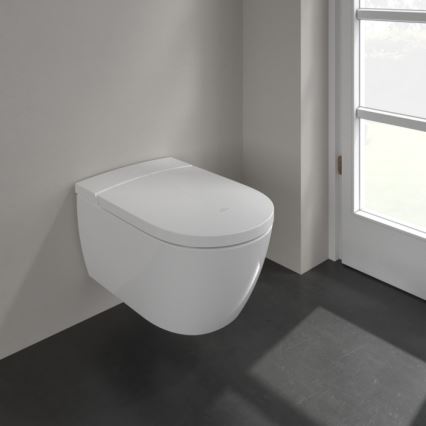 Villeroy & Boch V0E100R1 - Bidet wiszący z deską SoftClose VICLEAN ceramika/biała + pilot zdalnego sterowania