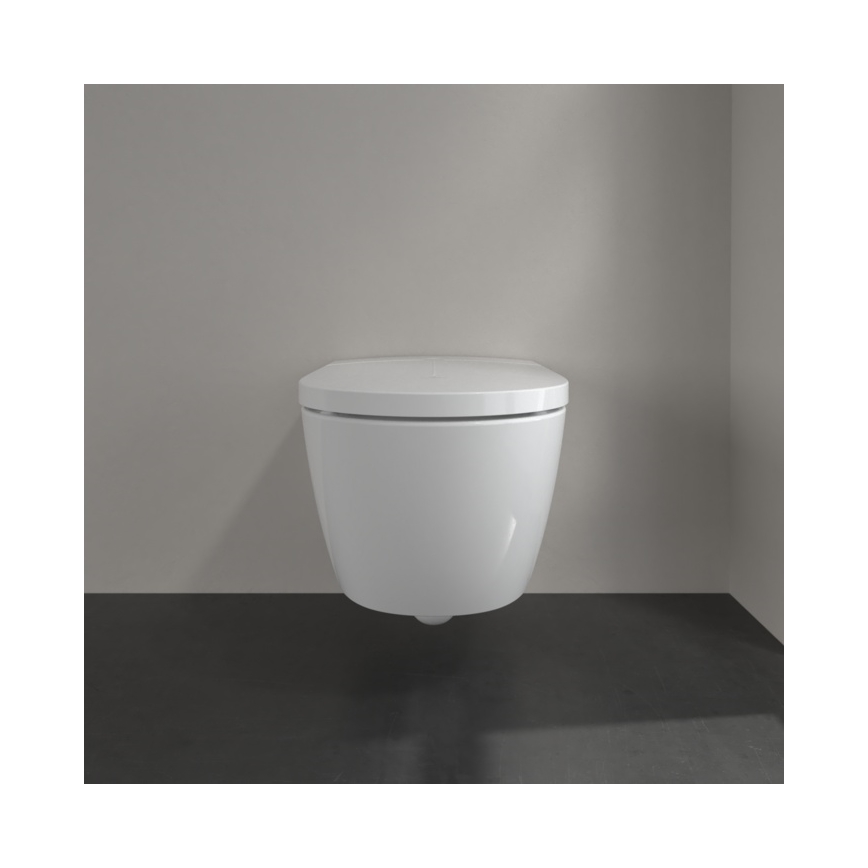 Villeroy & Boch V0E100R1 - Bidet wiszący z deską SoftClose VICLEAN ceramika/biała + pilot zdalnego sterowania