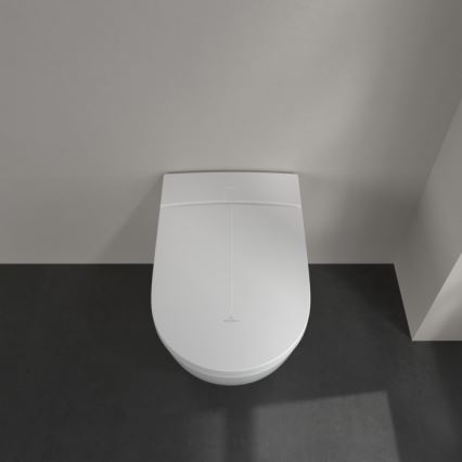 Villeroy & Boch V0E100R1 - Bidet wiszący z deską SoftClose VICLEAN ceramika/biała + pilot zdalnego sterowania