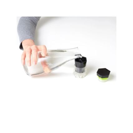 Vitility - Dozownik i krajalnica tabletek 5 w 1 czarny