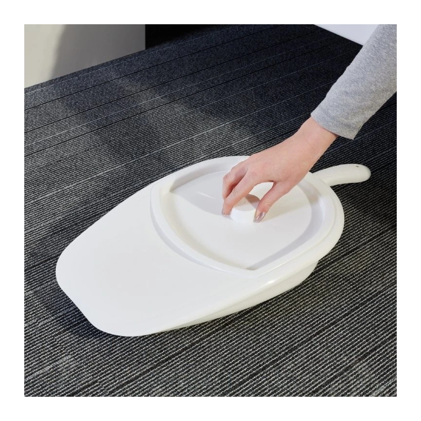 Vitility - Toaleta przyłóżkowa z pokrywą, biała