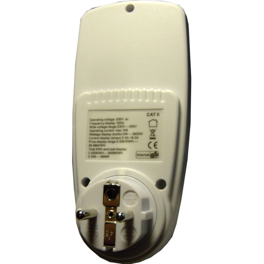 Watomierz i licznik zużycia energii elektrycznej3600W/230V