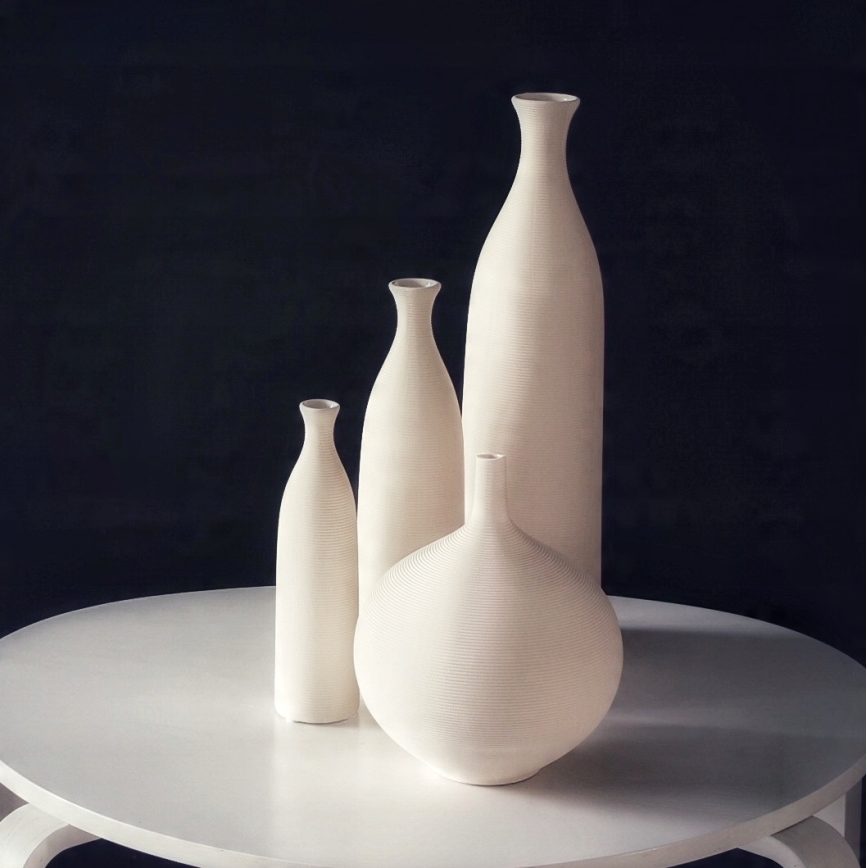 Wazon ceramiczny 24 cm beżowy