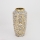 Wazon ceramiczny 25x13 cm biały/złoty/czarny