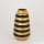 Wazon ceramiczny 25x14 cm złoty/czarny
