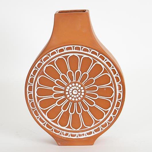Wazon ceramiczny 28,7x21,3x8,1 cm ceglasta