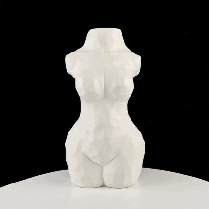 Wazon ceramiczny 30 cm, biały