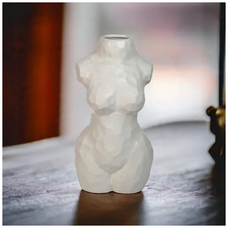 Wazon ceramiczny 30 cm, biały