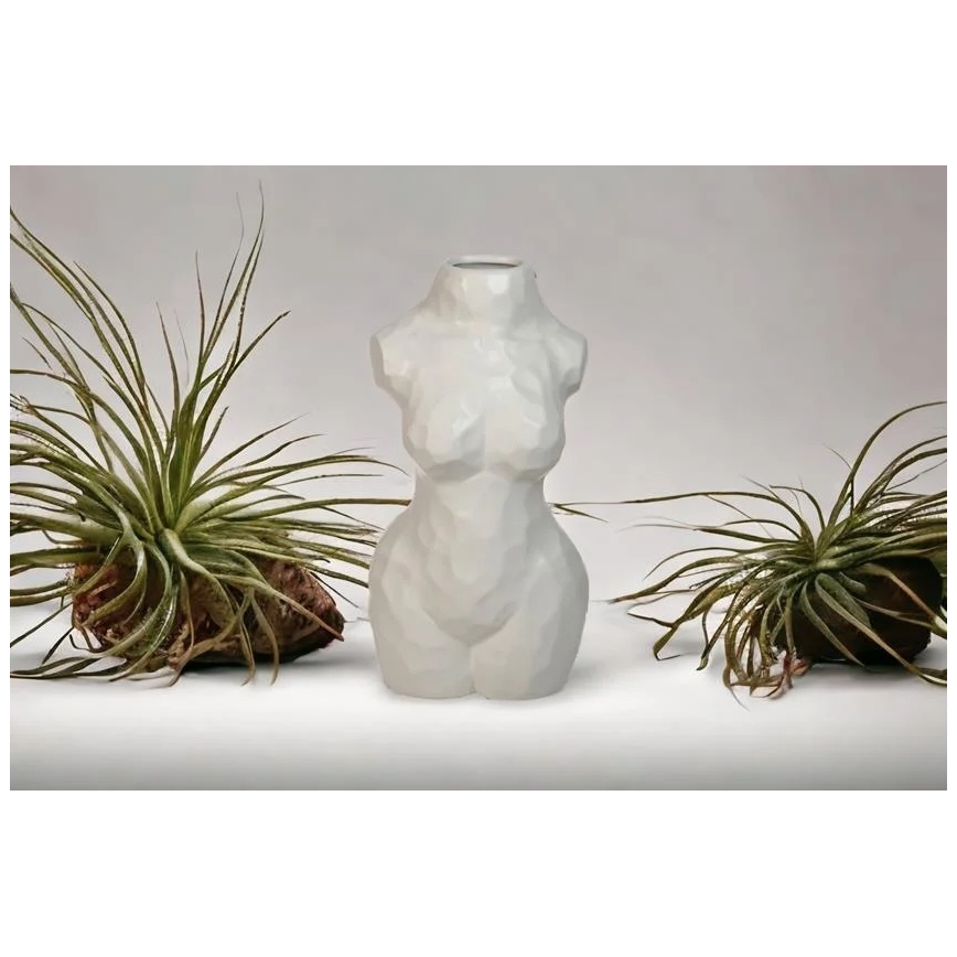 Wazon ceramiczny 30 cm, biały
