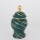 Wazon ceramiczny 30x17 cm złoty/zielony