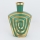 Wazon ceramiczny 30x20,2 cm zielony/złoty