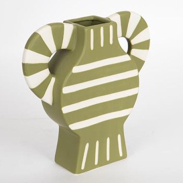 Wazon ceramiczny 32x30,8 cm zielony