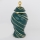 Wazon ceramiczny 41x20 cm złoty/zielony