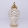 Wazon ceramiczny 42,2x21,1 cm złoty/biały