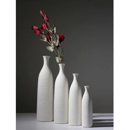 Wazon ceramiczny 46 cm, biały
