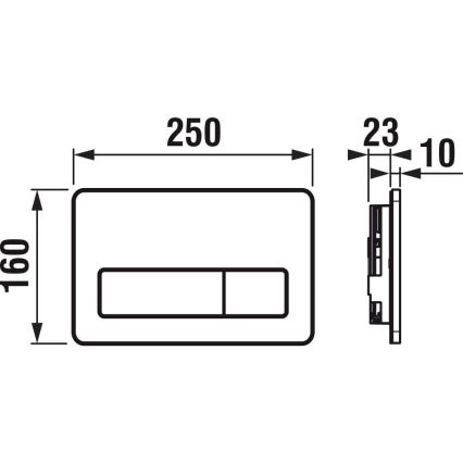 WC wiszące MIO Vortex + deska sedesowa SoftClose MIO + przycisk spłukujący DUAL + moduł podtynkowy + podkład izolacyjny