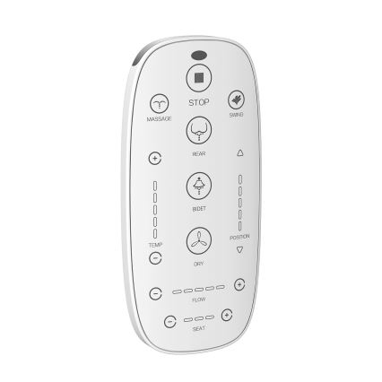 Miska WC wisząca z bidetem TISVILDELEJE 1600W/230V + deska sedesowa SoftClose + przycisk spłukujący SIGMA + moduł podtynkowy + podkład izolacyjny + pilot zdalnego sterowania