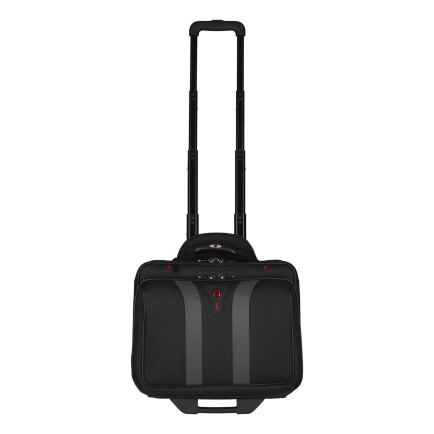 Wenger - Bagaż podróżny na kółkach 29 l + etui na laptopa 15,6" Granada czarny